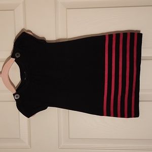 GAP, 18-24 month black and pink sweater dress